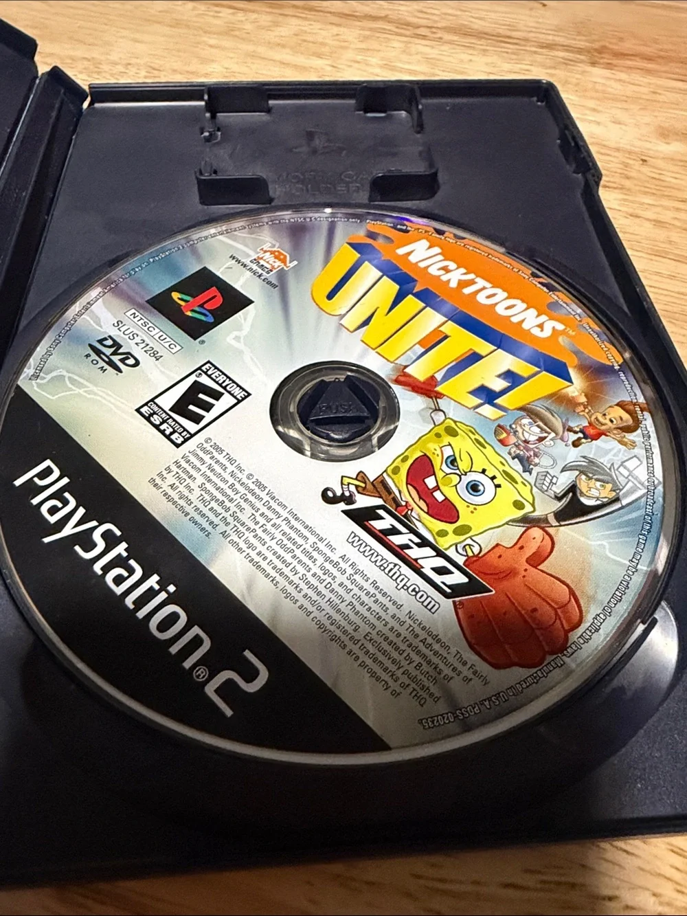 Nicktoons Unite! (PlayStation 2) - SpongeBob Yellow Video Game